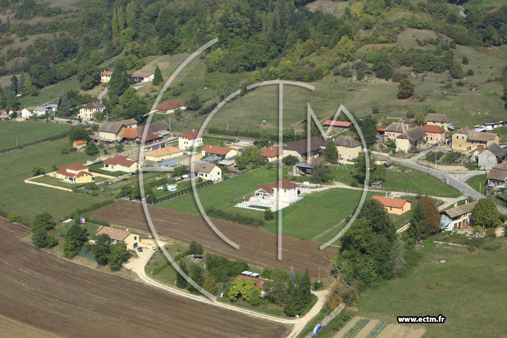 Photo arienne de Saint-Chef (Chamont)
