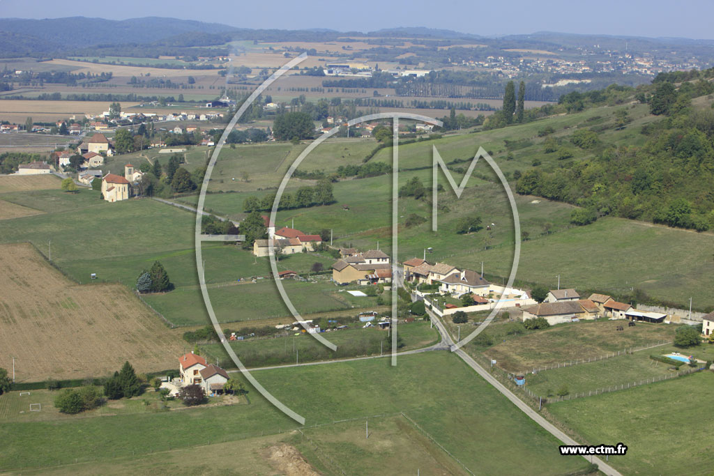 Photo arienne de Saint-Chef (Chamont)