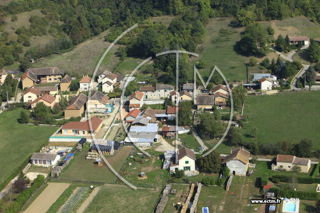 Photo arienne de Saint-Chef (Chamont)