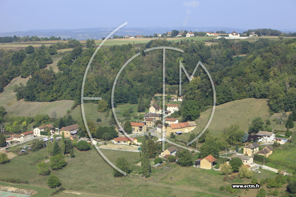 Photo arienne de Saint-Chef (Trieux)