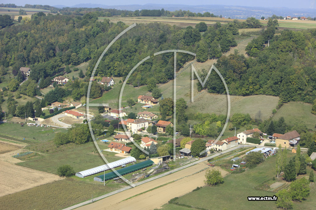 Photo arienne de Saint-Chef (Trieux)