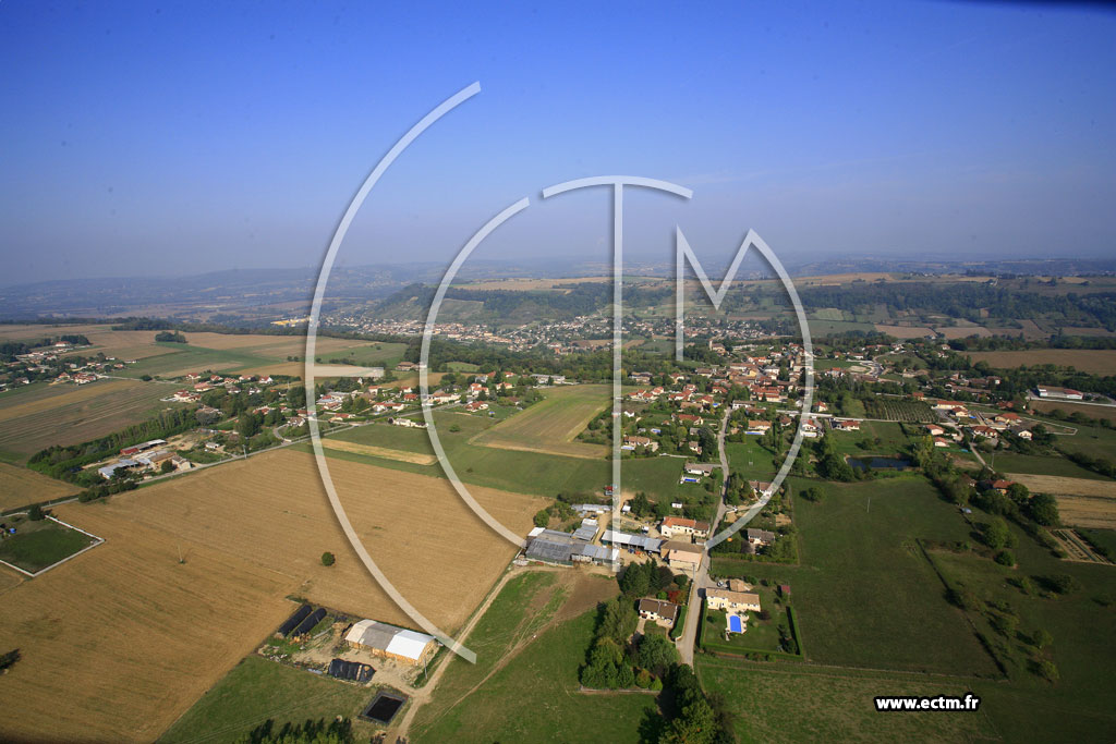 Photo arienne de Saint-Savin (Demptzieu)