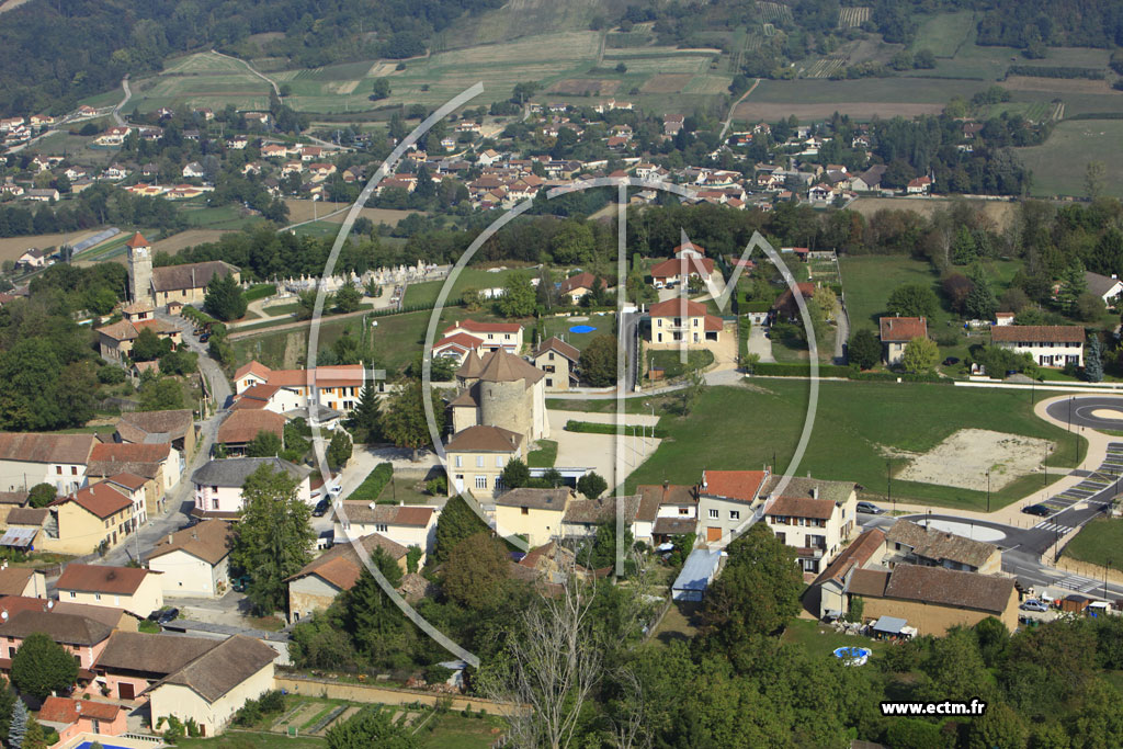 Photo arienne de Saint-Savin (Demptzieu)