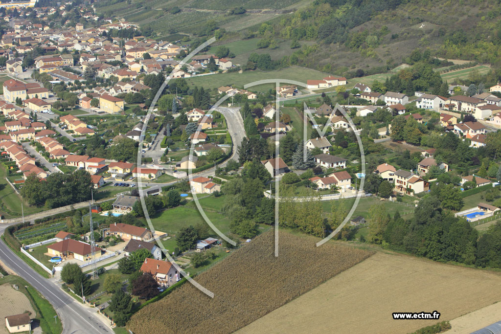 Photo arienne de Saint-Savin (La Grande-Charrire)