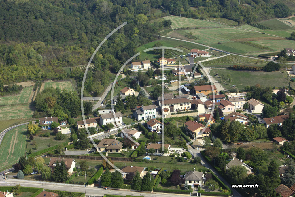 Photo arienne de Saint-Savin (La Grande-Charrire)