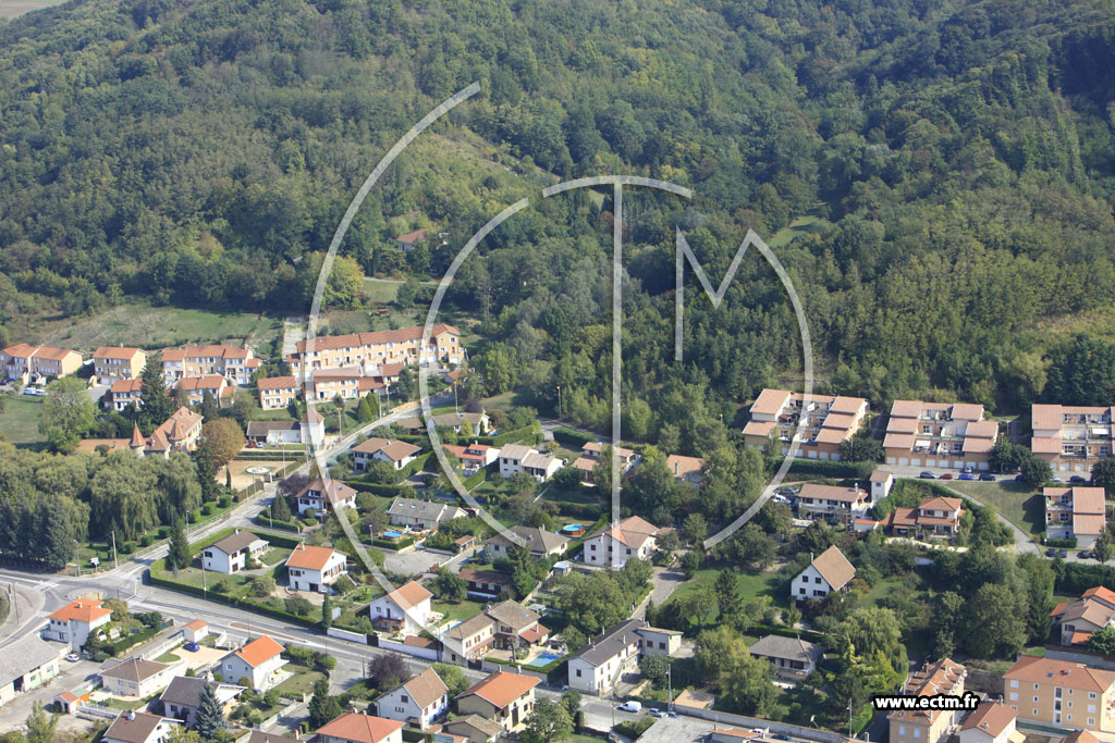 Photo arienne de Bourgoin-Jallieu (Funas)