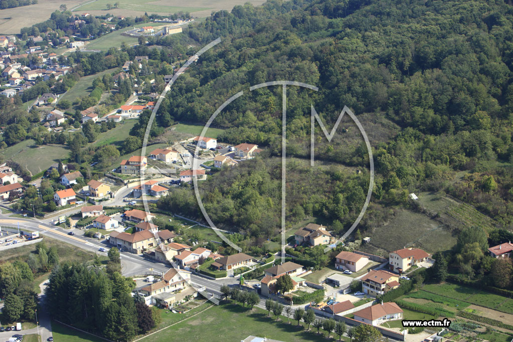 Photo arienne de Bourgoin-Jallieu (Funas)