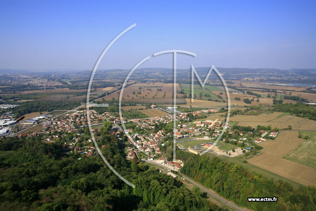 Photo arienne de Bourgoin-Jallieu (Mozas)