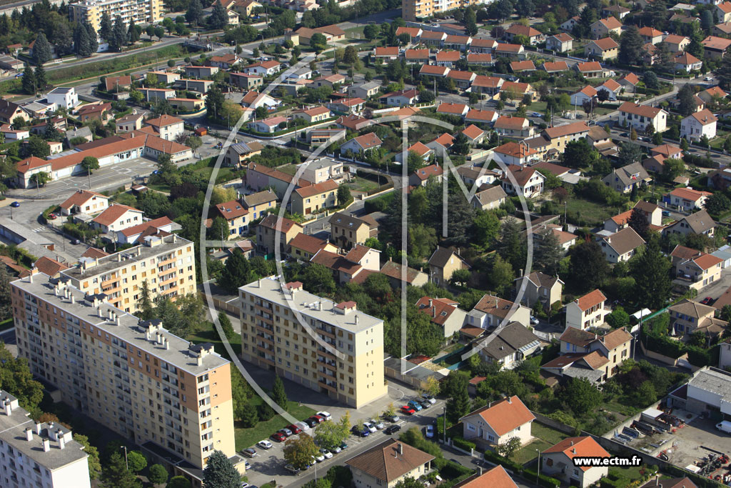 Photo arienne de Bourgoin-Jallieu (Rue de l'Htel de Ville)