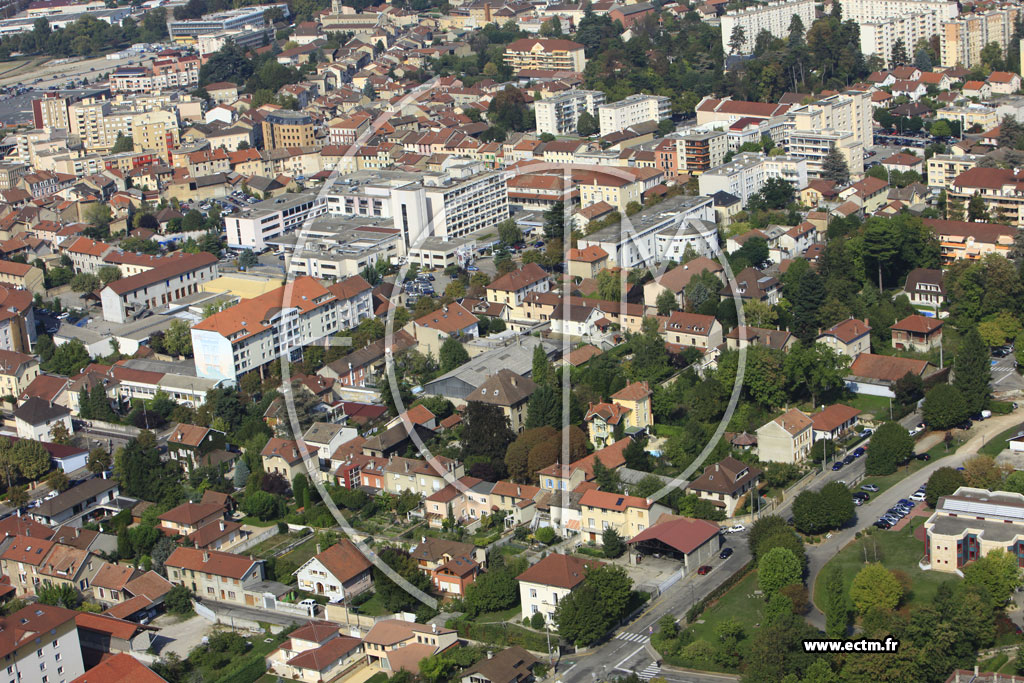 Photo arienne de Bourgoin-Jallieu (Rue Jean Moulin)