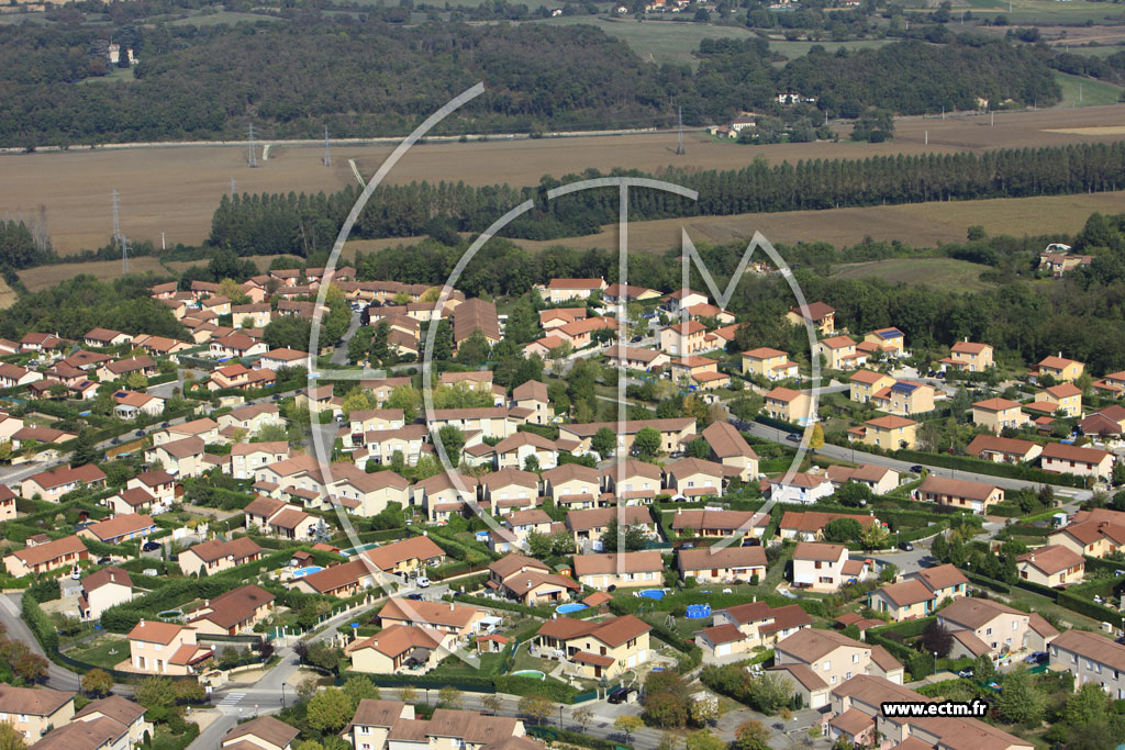 Photo arienne de L'Isle-d'Abeau (Rue Vasco de Gama)