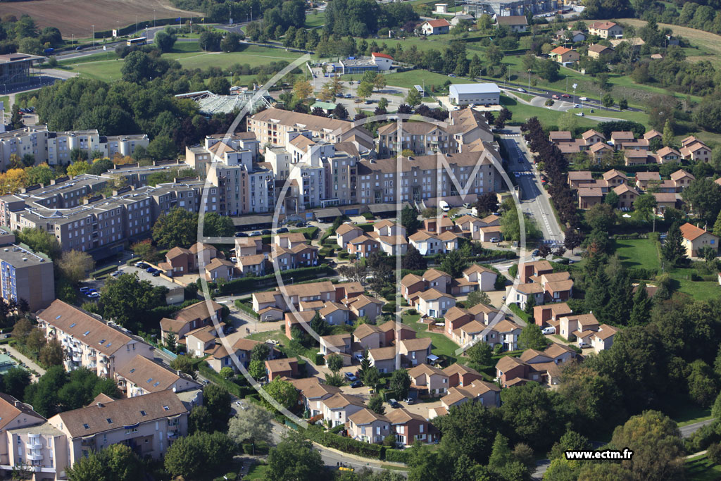 Photo arienne de Villefontaine (Buisson Rond)