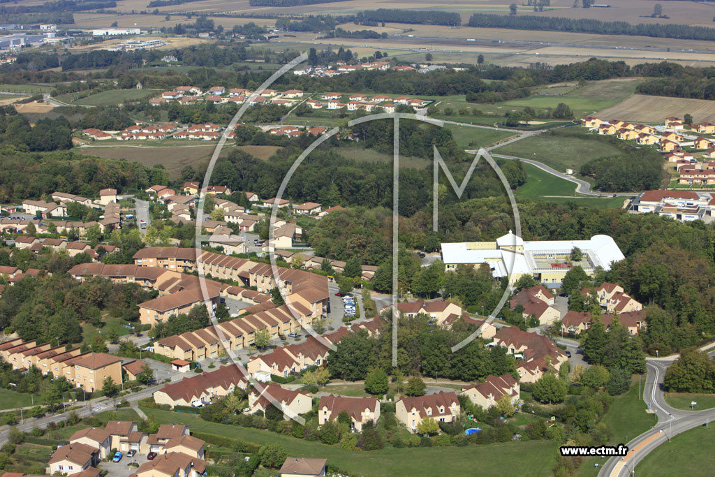 Photo arienne de Villefontaine (Les Fougres)