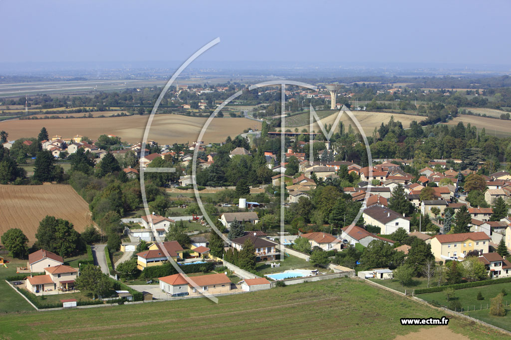 Photo arienne de Colombier-Saugnieu