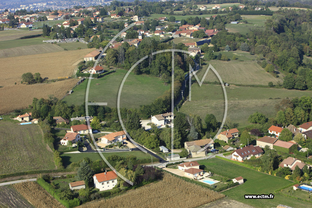 Photo arienne de Maubec (Rivaboudrieu)