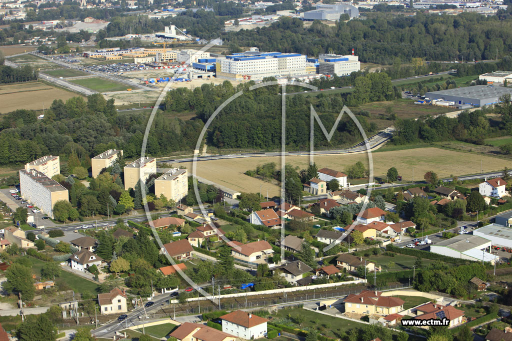 Photo arienne de Saint-Alban-de-Roche