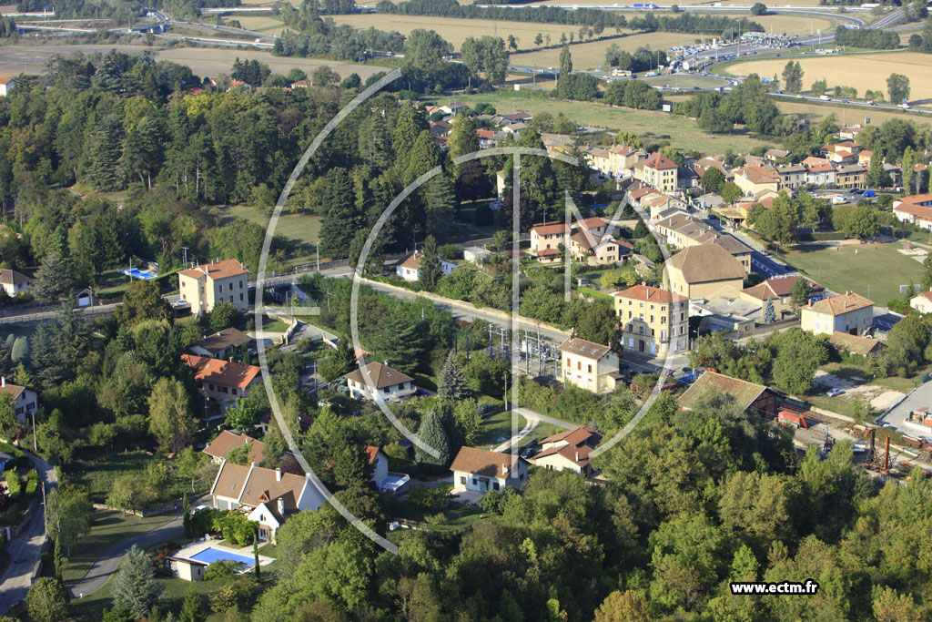 Photo arienne de Saint-Alban-de-Roche