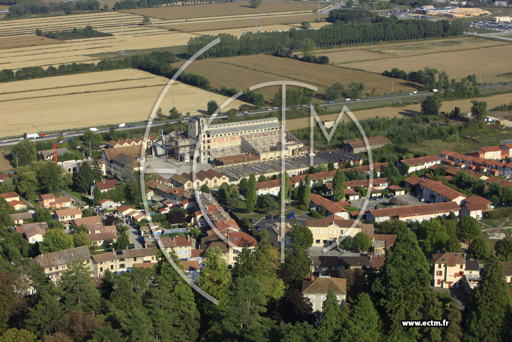 Photo arienne de Saint-Alban-de-Roche