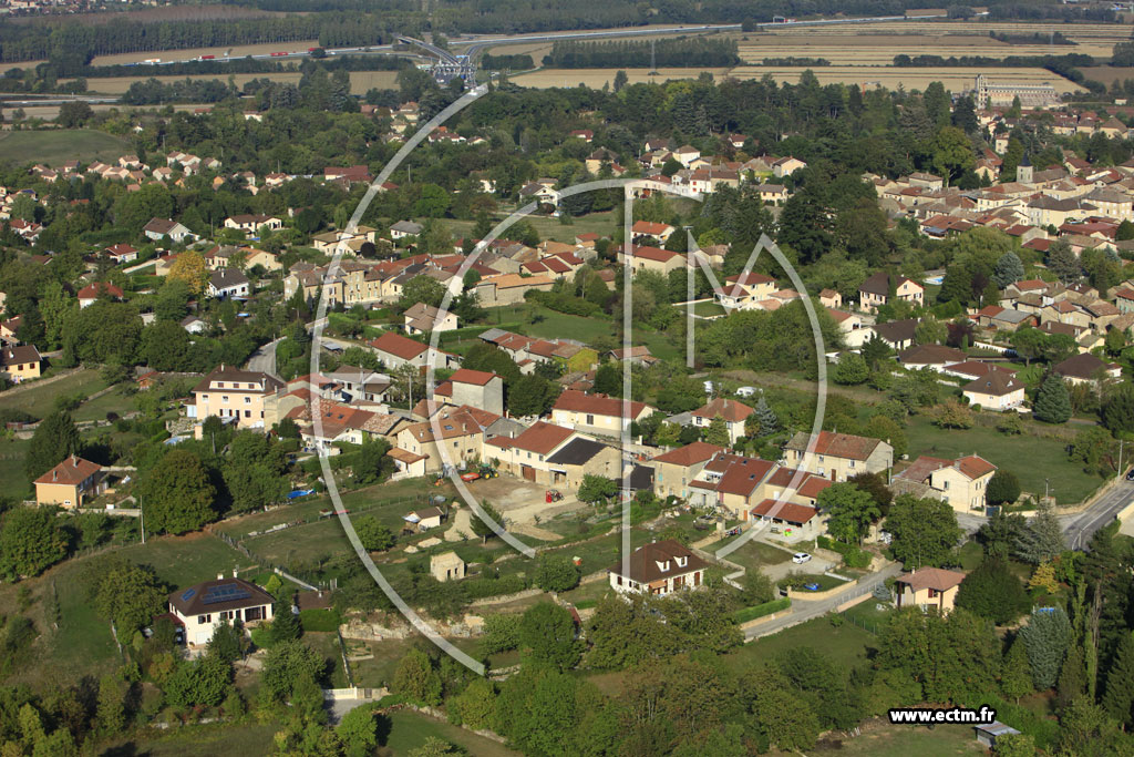 Photo arienne de Saint-Alban-de-Roche