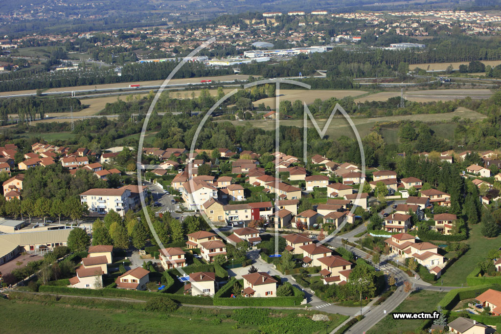Photo arienne de Saint-Alban-de-Roche