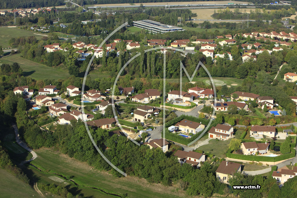 Photo arienne de Saint-Alban-de-Roche