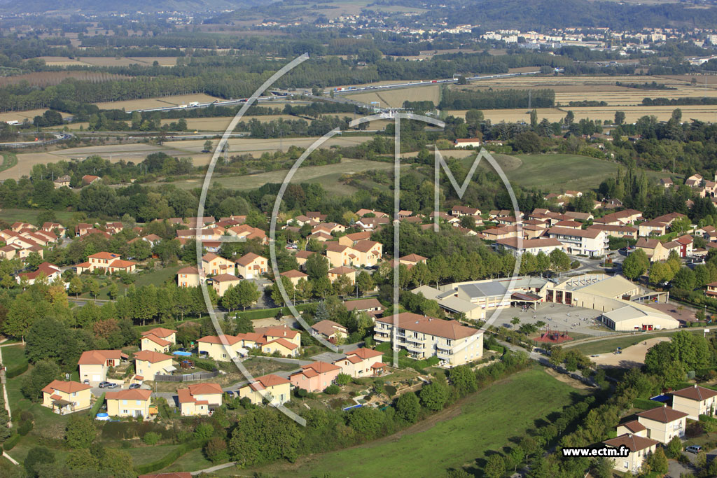 Photo arienne de Saint-Alban-de-Roche