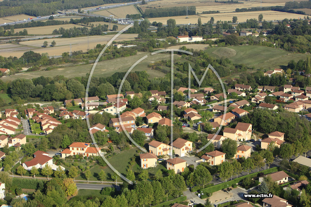 Photo arienne de Saint-Alban-de-Roche