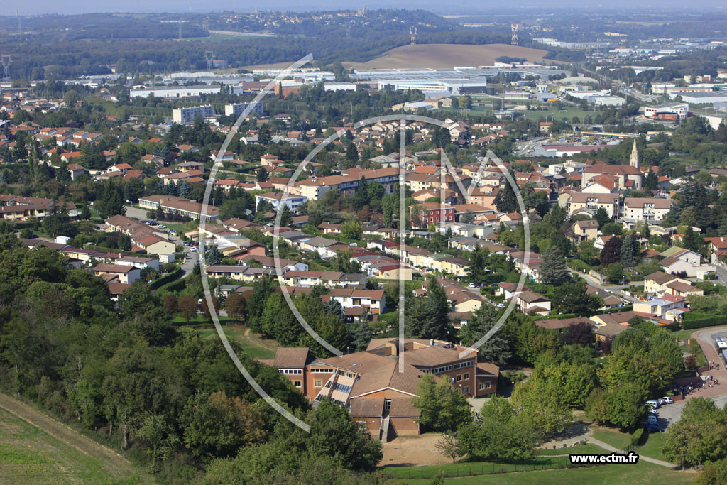 Photo arienne de Saint-Quentin-Fallavier