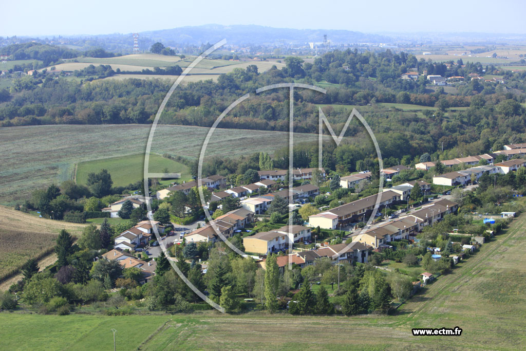 Photo arienne de Saint-Quentin-Fallavier