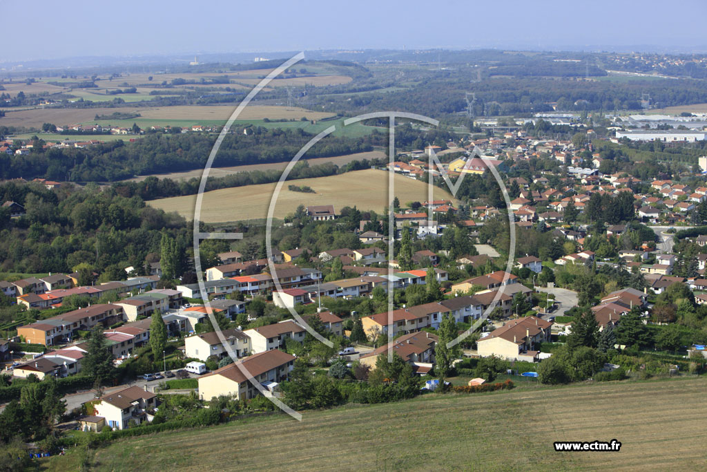 Photo arienne de Saint-Quentin-Fallavier