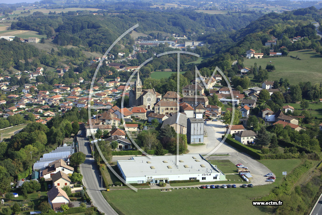 Photo arienne de Saint-Victor-de-Cessieu