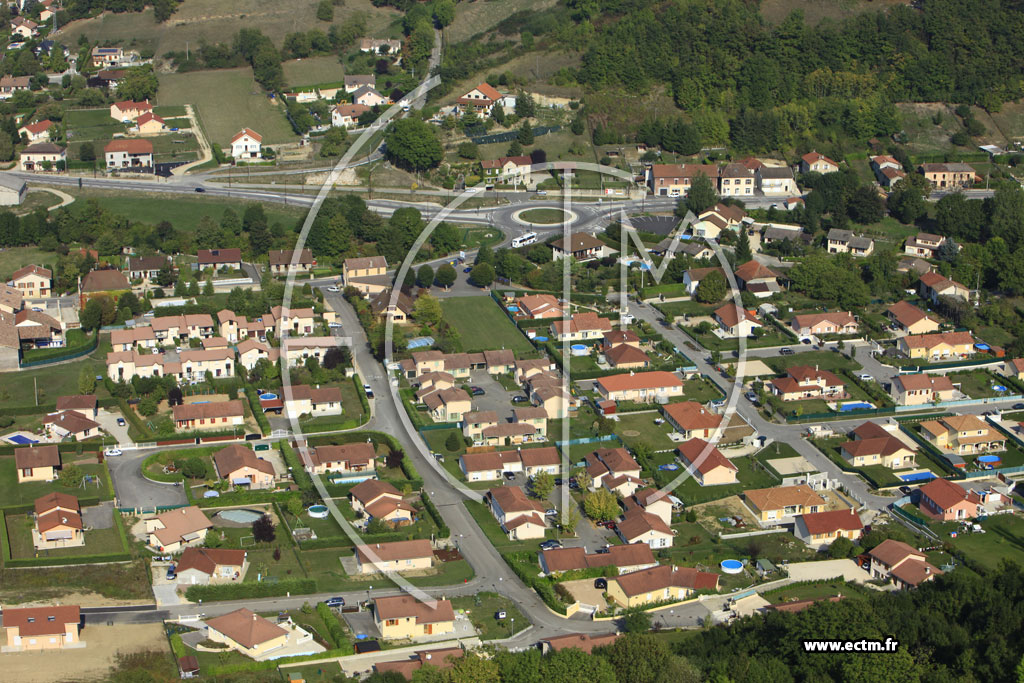 Photo arienne de Saint-Victor-de-Cessieu (Vaux)