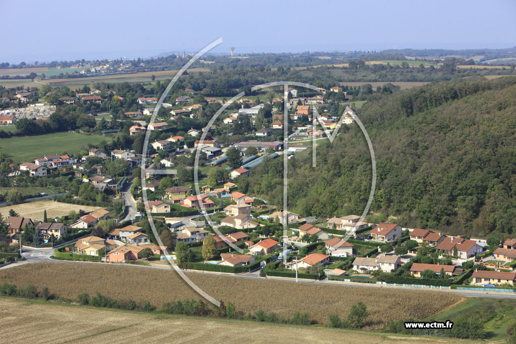 Photo arienne de Satolas-et-Bonce