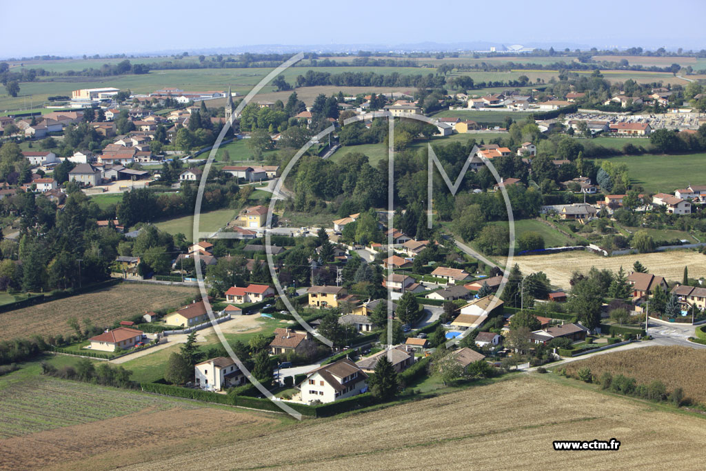 Photo arienne de Satolas-et-Bonce