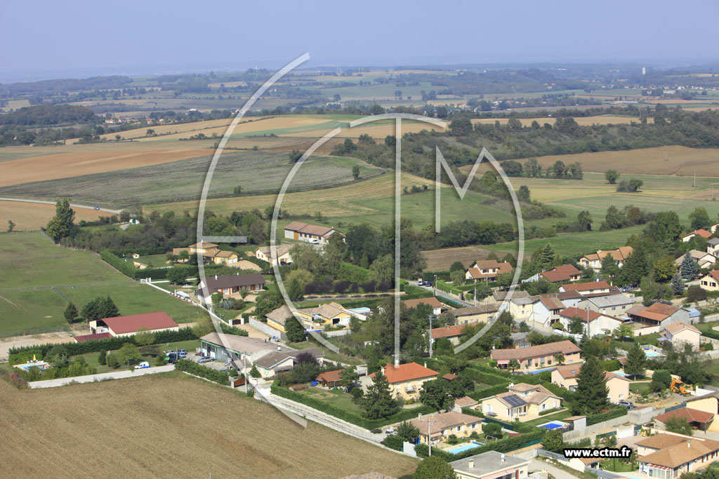 Photo arienne de Satolas-et-Bonce