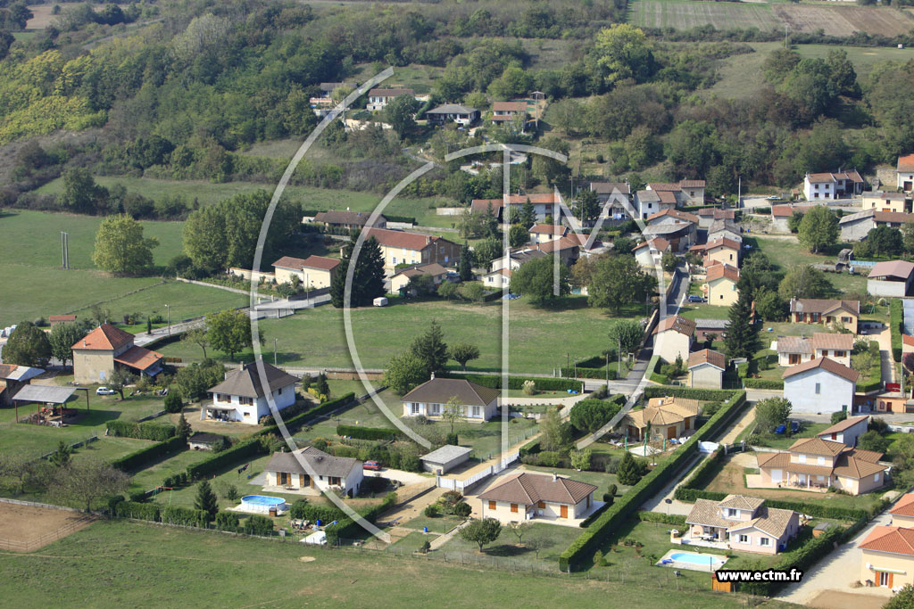 Photo arienne de Satolas-et-Bonce (Bas de Bonce)