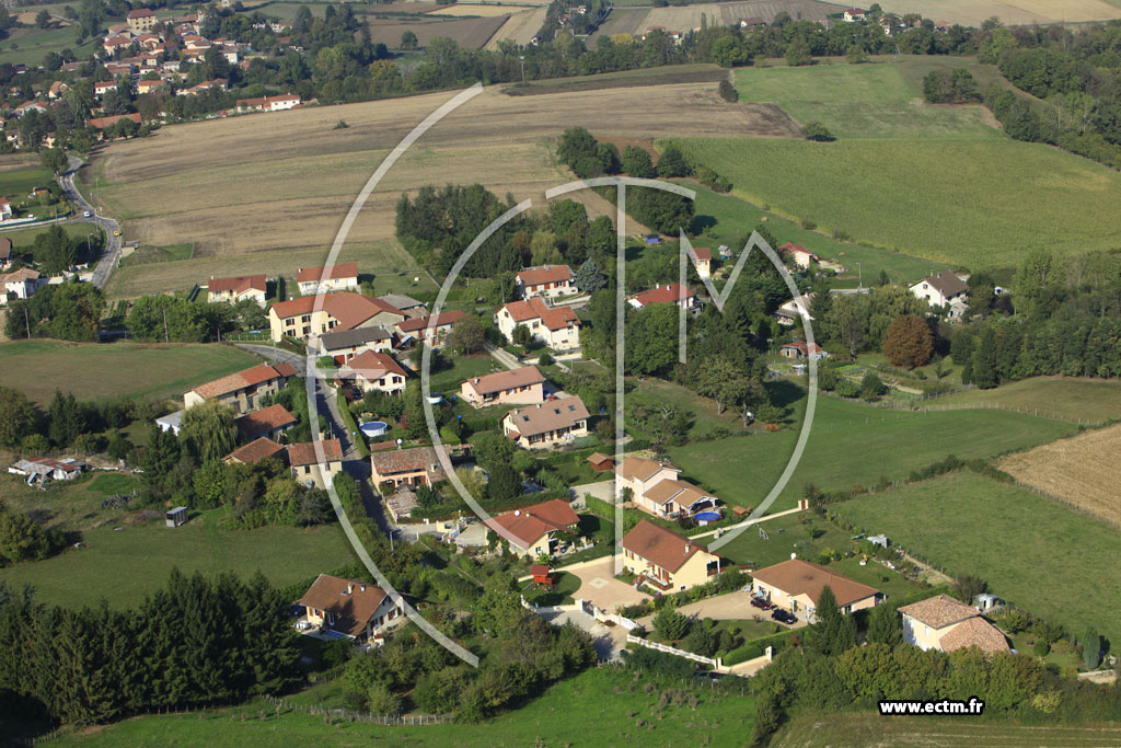 Photo arienne de Srzin-de-la-Tour (Les Colombs)