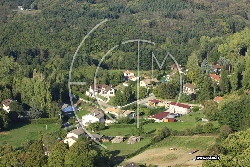 Photo arienne de Bonnefamille (Le Pillard)