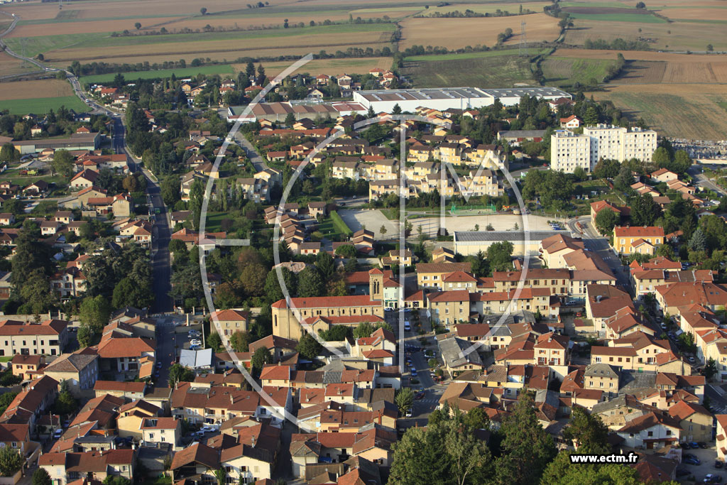 Photo arienne de Heyrieux