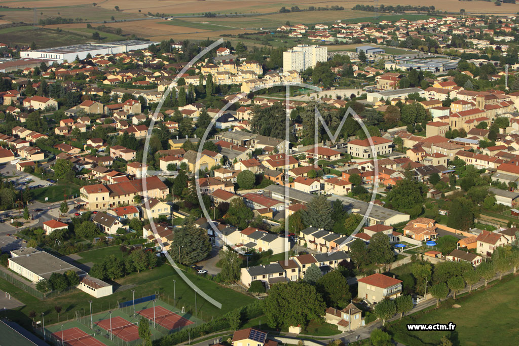 Photo arienne de Heyrieux (Avenue du Gnral Leclerc)