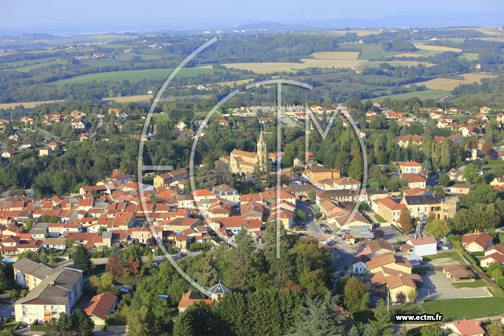 Photo arienne de Saint-Georges-d'Espranche