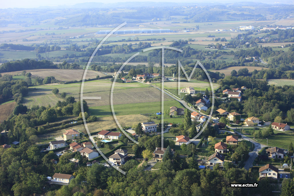 Photo arienne de Saint-Georges-d'Espranche