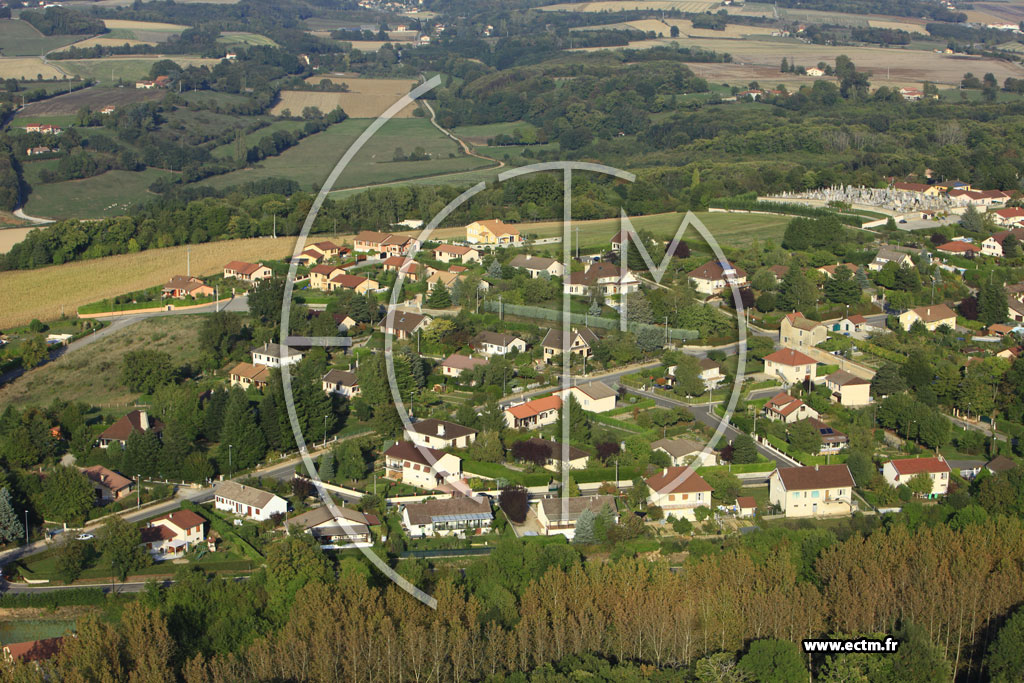 Photo arienne de Saint-Georges-d'Espranche