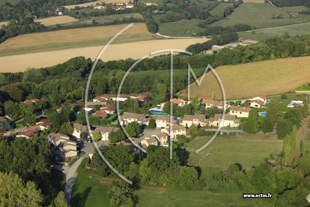 Photo arienne de Saint-Georges-d'Espranche