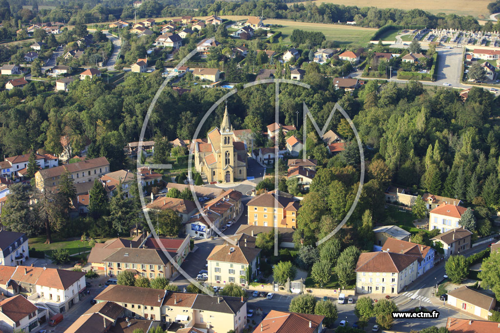 Photo arienne de Saint-Georges-d'Espranche