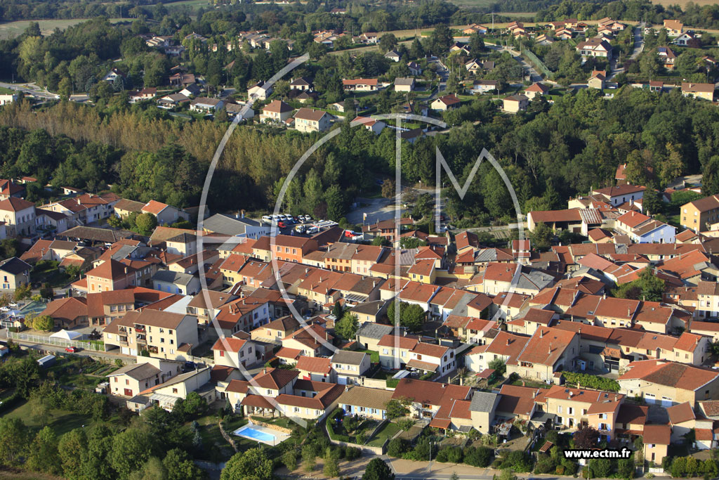 Photo arienne de Saint-Georges-d'Espranche