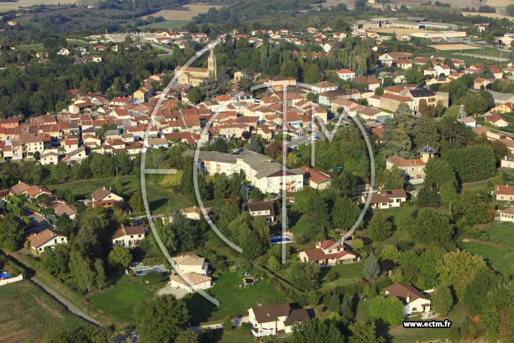 Photo arienne de Saint-Georges-d'Espranche