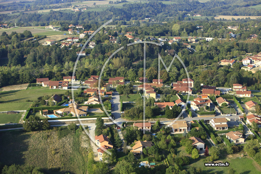 Photo arienne de Saint-Georges-d'Espranche