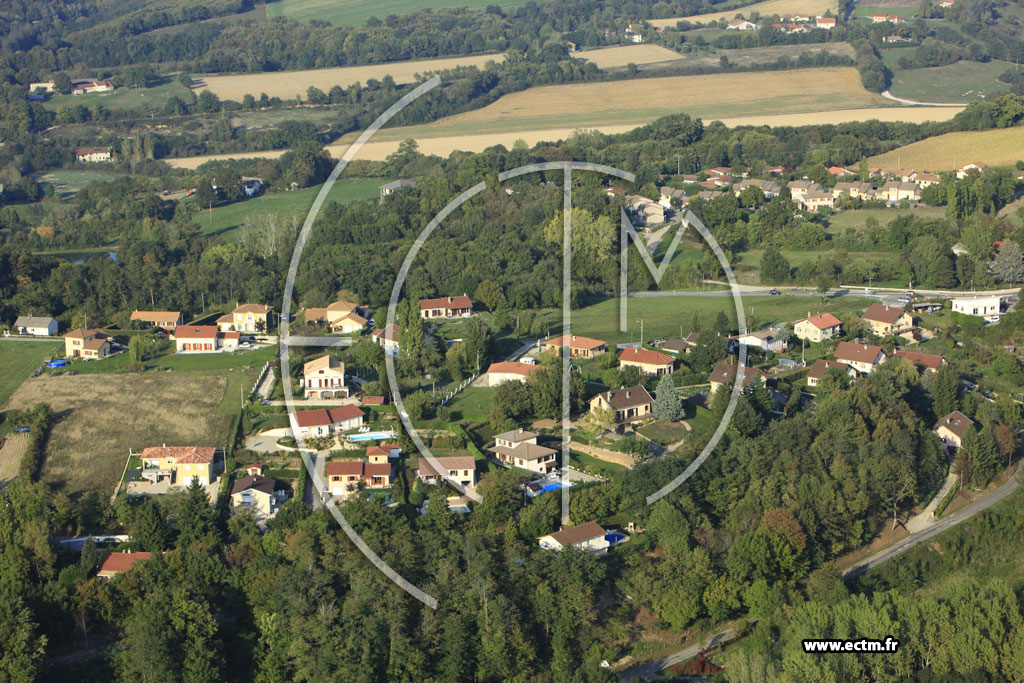 Photo arienne de Saint-Georges-d'Espranche