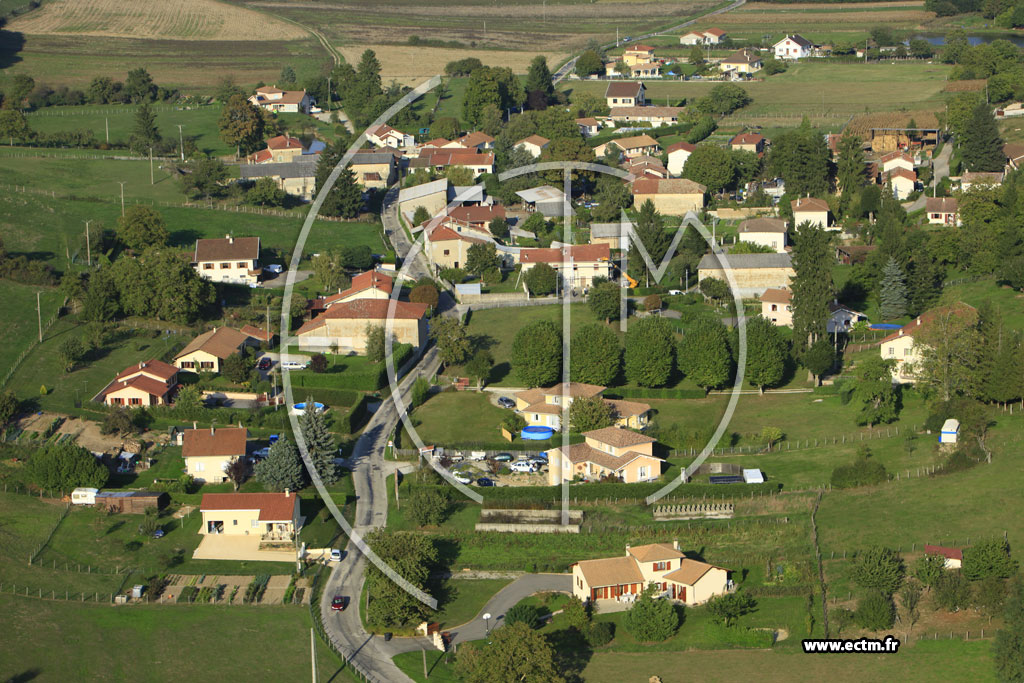 Photo arienne de Saint-Georges-d'Espranche (Combe-Rousse)